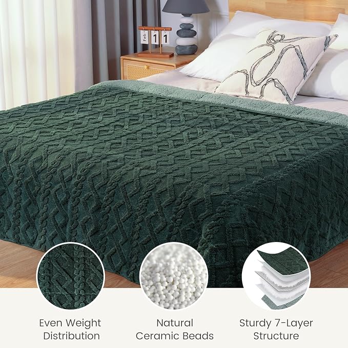 Sherpa Fleece Adult Weighted Blanket Great - Image 5