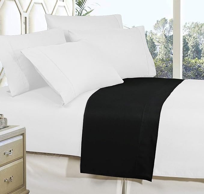 Elegant Comfort Premium Hotel Quality 1-Piece Flat Sheet, Luxury and Softest - Image 3