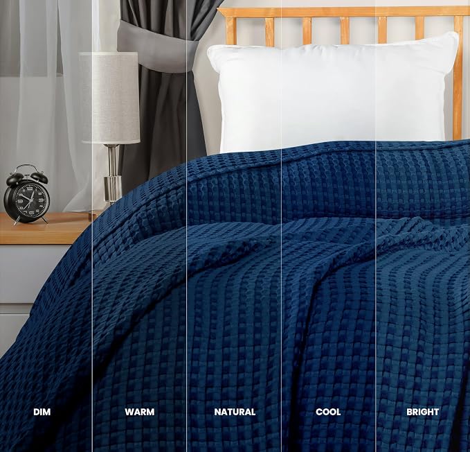 Utopia Bedding 100% Cotton Waffle Weave Blanket Big Size - Image 5