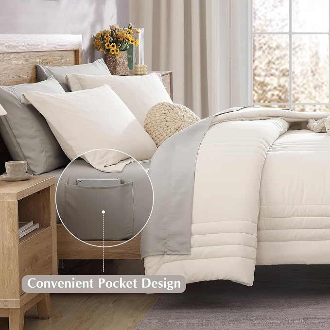 Monbix Queen Comforter Set - Image 6