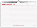 Hadigu Habit Tracker Calendar Colorful Motivational Design, Spiral Bound and by Hadigu