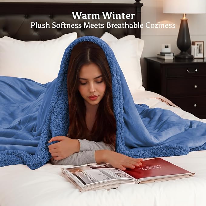 Electric Heated Blanket Throw Size 50" x 60" - Image 3
