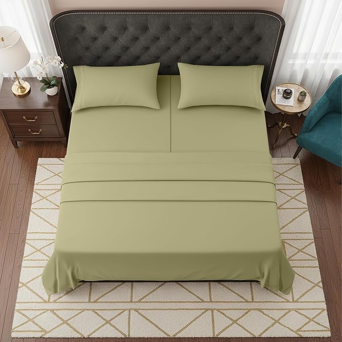 Elegant Comfort Luxurious 1500 Premium Hotel Quality Microfiber Three Line - Image 2