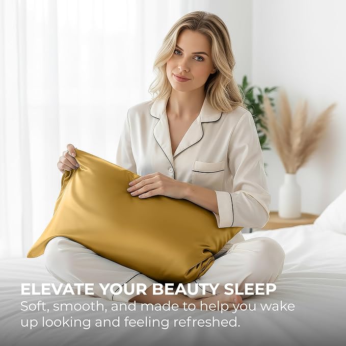 Pure Bedding Satin Pillowcase 2 Pack - Image 5