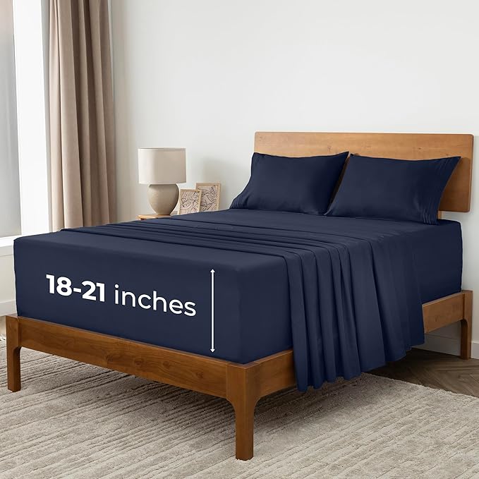 Mellanni Extra Deep California King Sheets by Mellanni