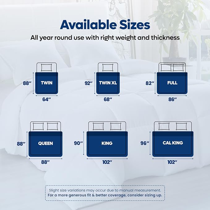 Utopia Bedding Comforters Full Size, All Season Duvet Insert, Down Alternative - Image 9