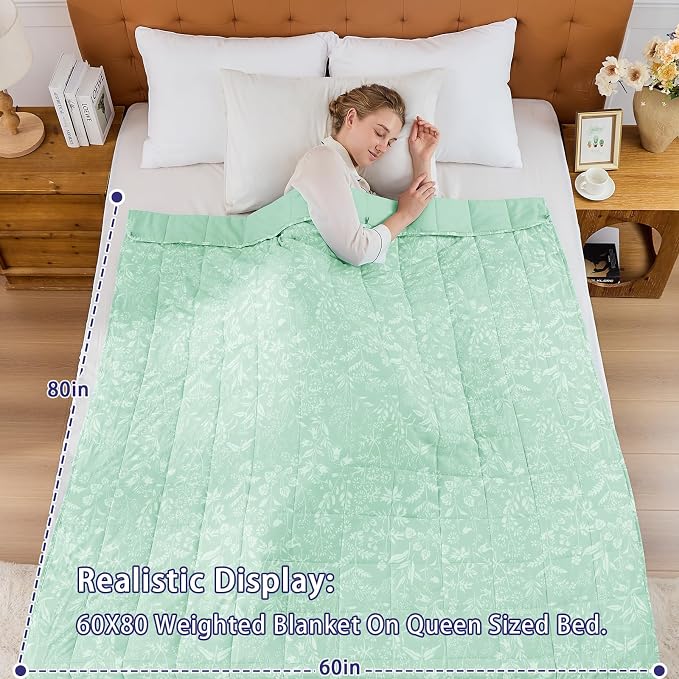yescool Weighted Blanket for Adults Cooling Heavy Blanket for Sleeping Perfect - Image 2