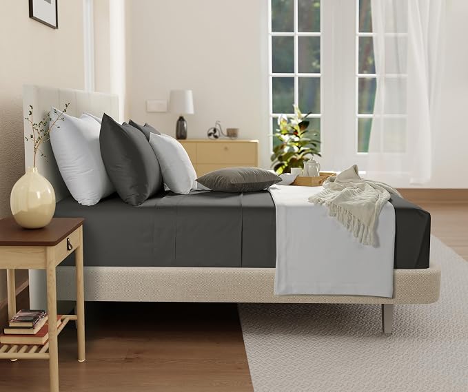 100% Cotton Sheets King Size Sheets Set - Image 2