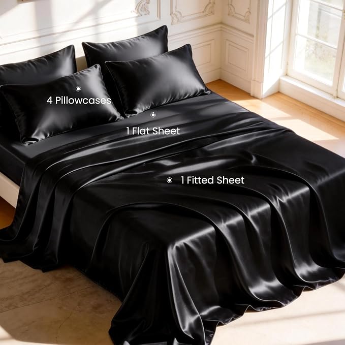 Love's cabin Satin Queen Sheets Set - Image 2