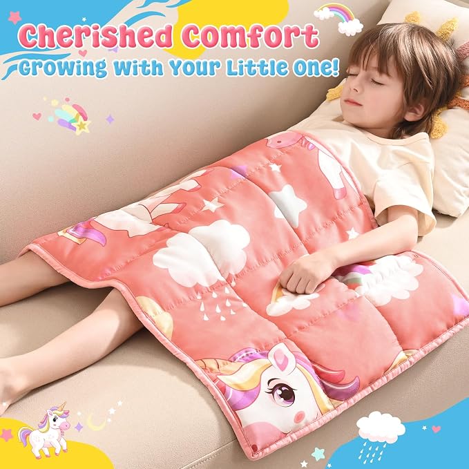 anfie Weighted Lap Pad 2 Pounds, Weighted Blanket Kids Cooling Blanket - Image 3