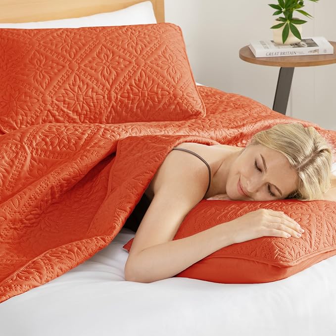 Exclusivo Mezcla Queen Quilt Bedding Set, Lightweight Soft Bedspreads Coverlets - Image 4