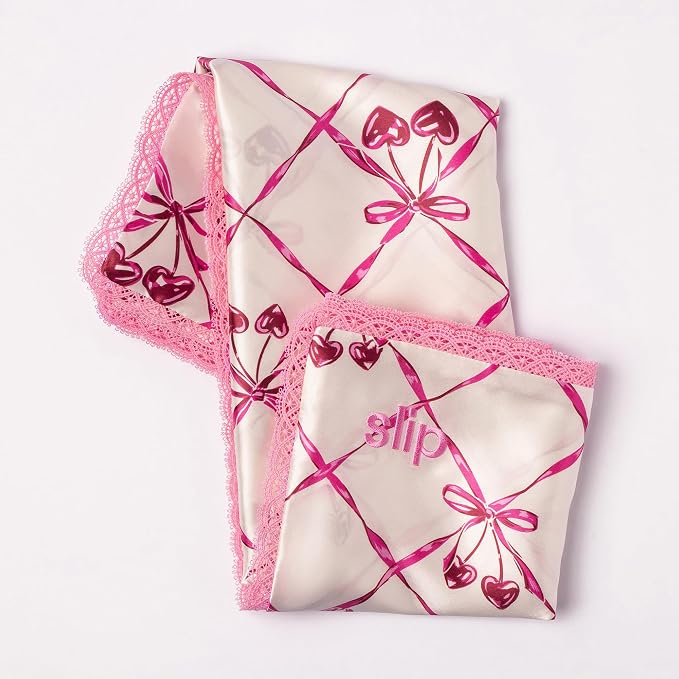 slip Queen Silk Pillowcase – Sweet Cherry Limited Edition - Image 3