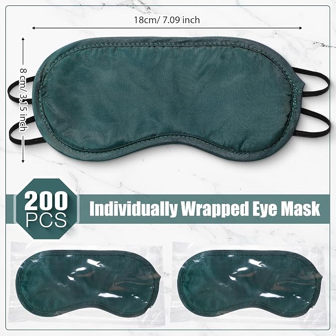 Tarpop 200 Pcs Eye Mask Sleeping Blindfold Eye Cover - Image 2