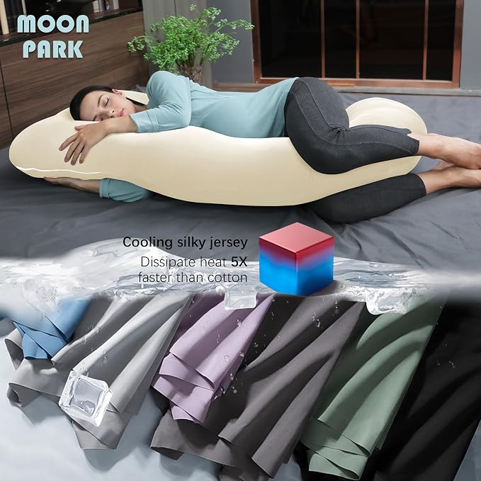MOON PARK Pregnancy Pillows for Sleeping - Image 3