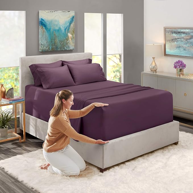 Hearth & Harbor Extra Deep Pocket Queen Sheets Sets - Image 3