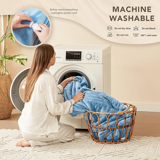 Homemate Heated Electric Blanket Queen Size - Image 7
