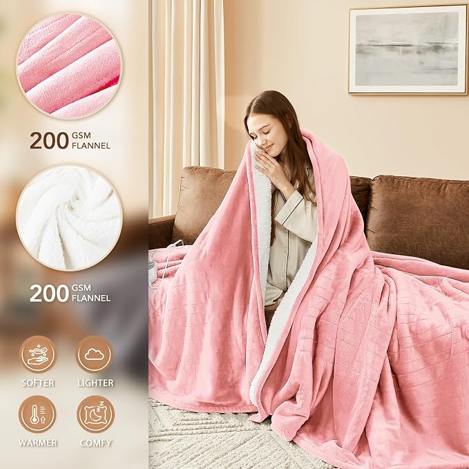 Homemate Electric Heated Blanket Queen - Image 3