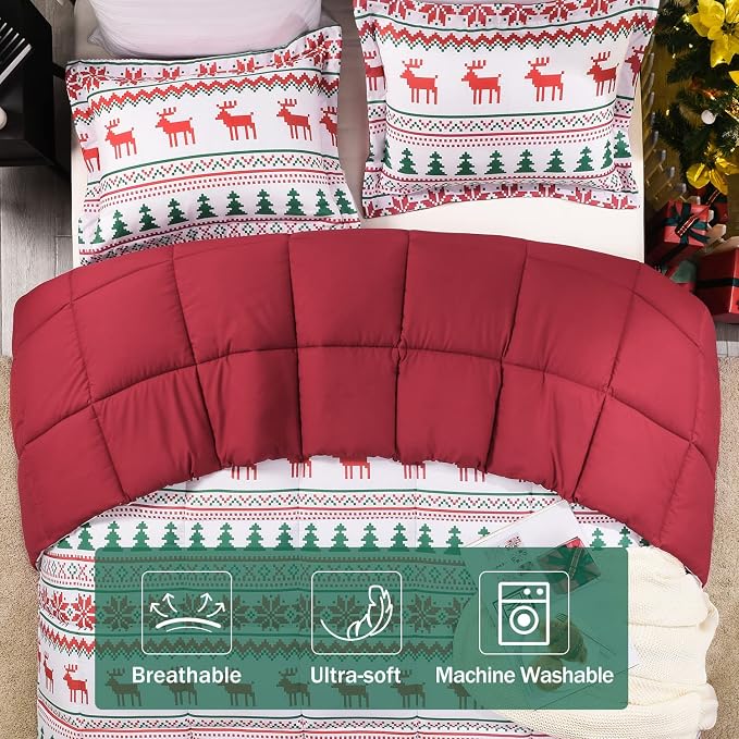 downluxe Christmas Comforter Set King - Image 7