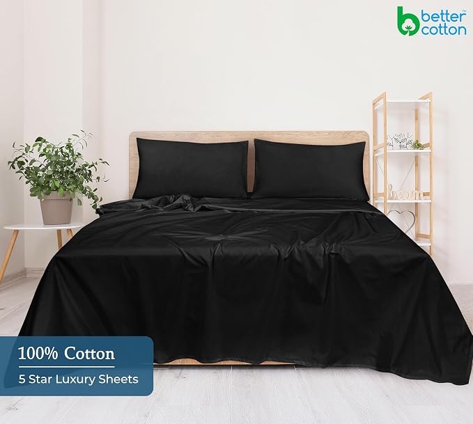 Royale Linen 400 Thread Count 100% American Grown Cotton Flat Sheet - Image 6