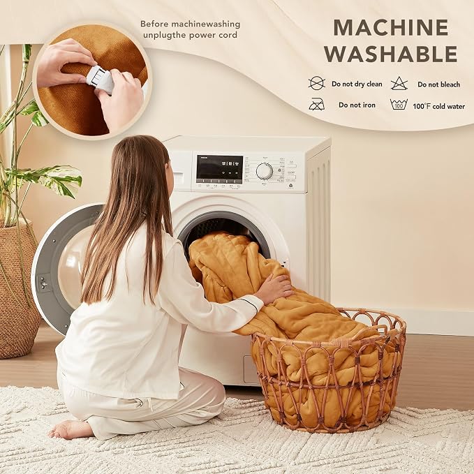Homemate Electric Heated Blanket Twin Size - Image 7