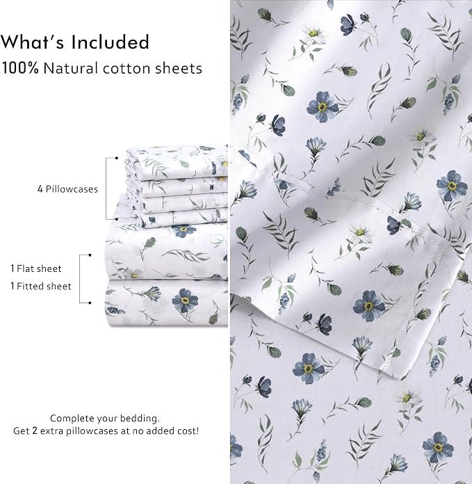 RUVANTI 6 Pcs Cotton Sheets - Image 4