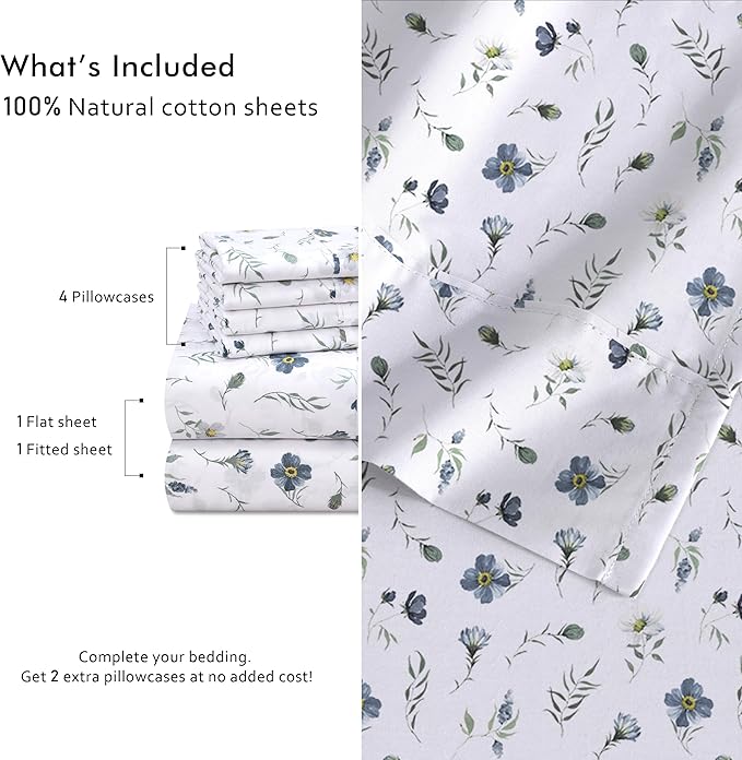 RUVANTI 6 Pcs Cotton Sheets - Image 4