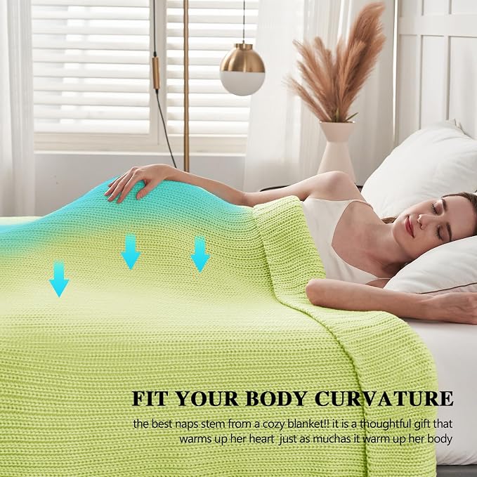 L'AGRATY Knitted Weighted Blanket - Image 5