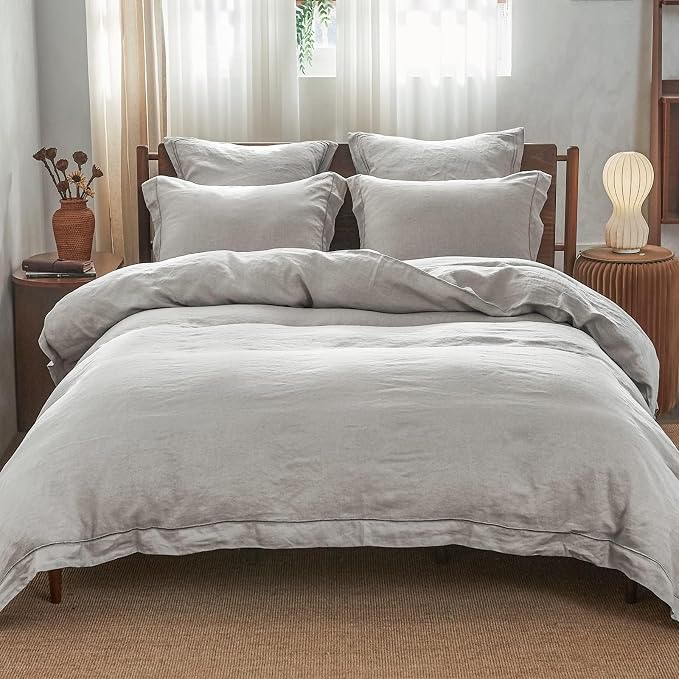 Simple&Opulence 100% Linen Duvet Cover Set by SimpleOpulence