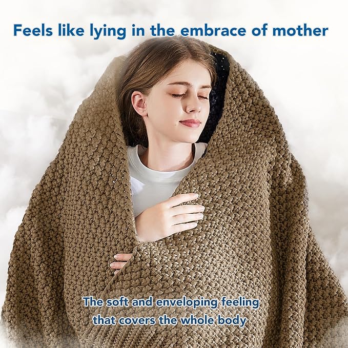 Topcee Knitted Weighted Blanket - Image 4