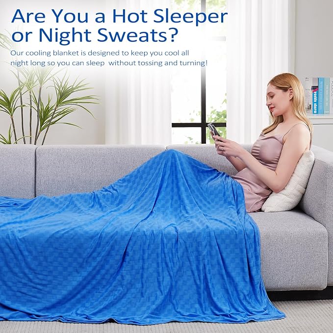 Topcee Cooling Blanket, Summer Cooling Blankets - Image 4