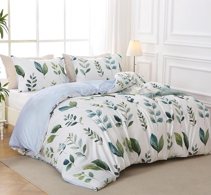 Duvet Cover King Size, Reversible Floral Vintage Duvet Cover Set - Image 3
