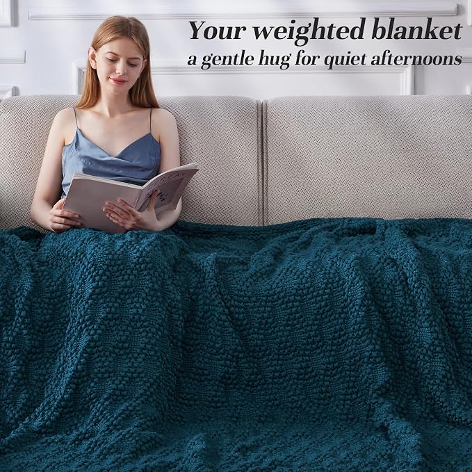 Anysay Knitted Weighted Blanket - Image 4