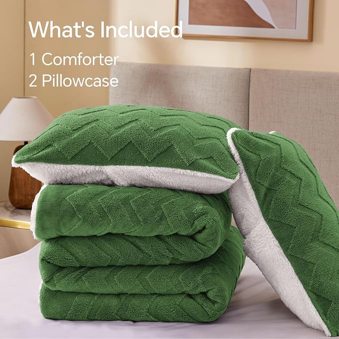 BEDELITE Fluffy Queen Comforter Set - Image 8