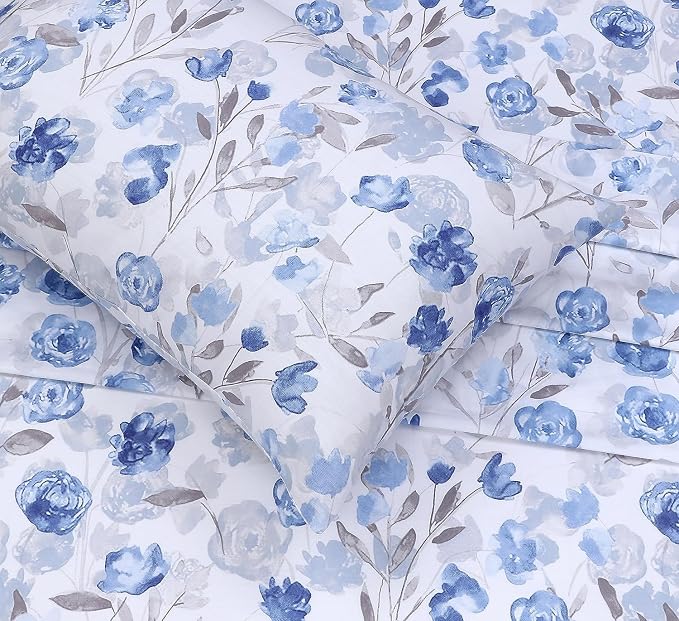 RUVANTI 100% Cotton Sheets – Twin XL Size Percale Bedding, Cooling & Breathable - Image 3