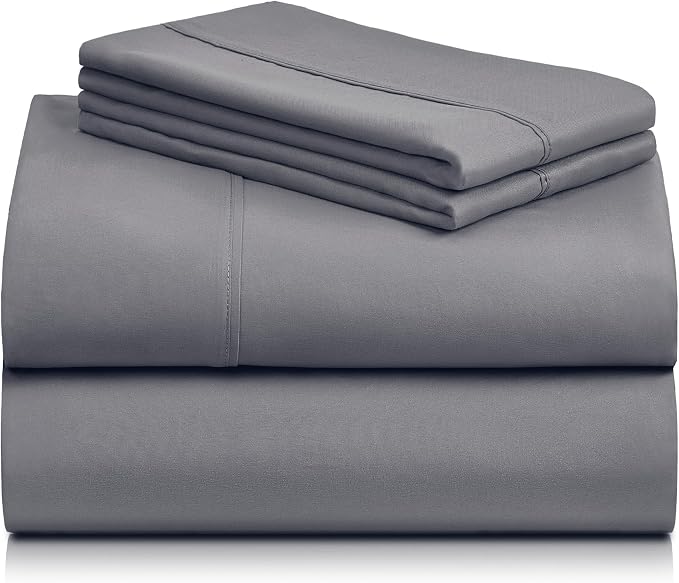 LuxClub 3 PC Twin XL Sheet Set, Deep Pockets Wrinkle Free Cooling Bed Sheets - Image 9