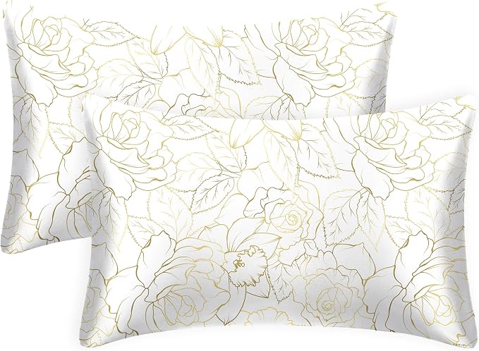 EXQ Home Satin Pillowcase for Hair and Skin Queen by EXQHomeTexitleCoLtd