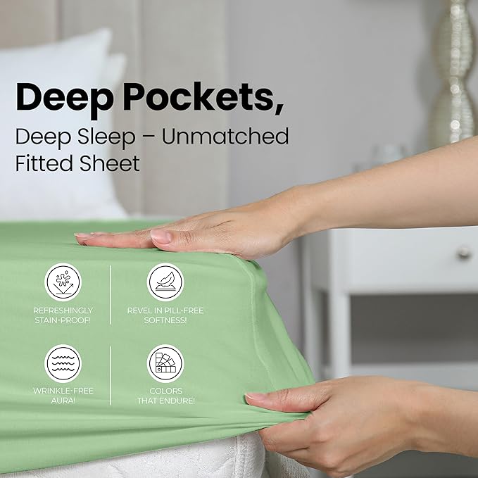 Utopia Bedding Full Fitted Sheet - Image 4