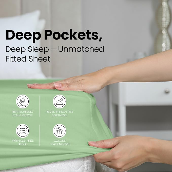 Utopia Bedding Queen Fitted Sheet - Image 3