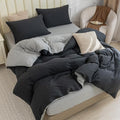 PURE ERA Jersey Knit Duvet Cover Set 100% T-Shirt Cotton Super Soft Comfy 3pc by PUREERA