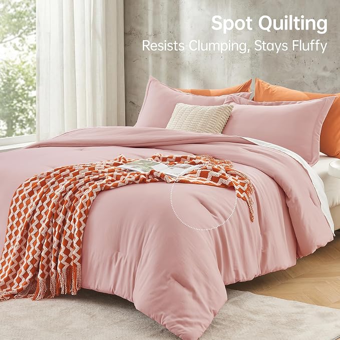 MUXHOMO Full Comforter Sets, All Season Ultra Soft Down Alternative Bedding - Image 5