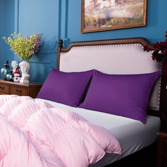 NTBAY Egyptian Cotton Queen Pillowcases - Image 2
