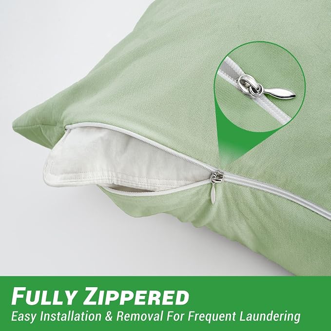 Gogreen Bamboo Rayon Waterproof Pillow Protector, Breathable Pillow Cover - Image 3