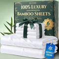 DECOLURE 100% Viscose Derived from Bamboo Sheets Queen Size by DECOLURE