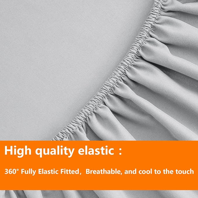 Light Grey Full Size Comforter Set - Image 6