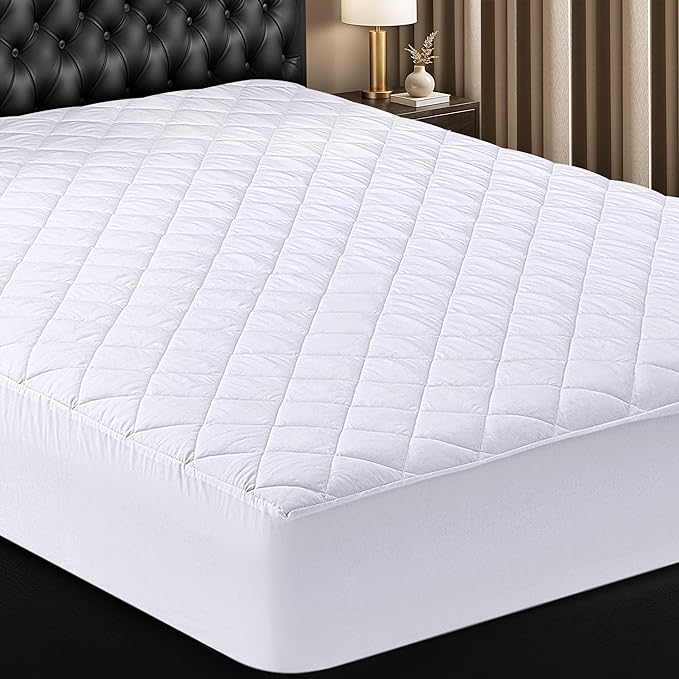 Utopia Bedding Quilted Fitted Mattress Pad RV King Size Elastic Fitted Mattress by UTOPIABEDDING