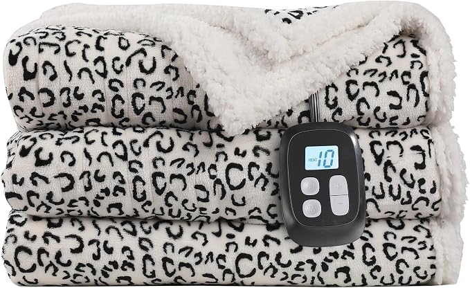 LaffyLo Electric Heated Blanket Full Size 72 x 84, Fast Heating Blanket - Image 8