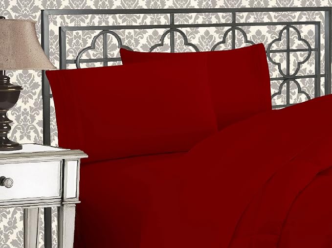 Elegant Comfort Luxury 1500 Premium Hotel Quality Microfiber 4-Piece Sheet Set - Image 3