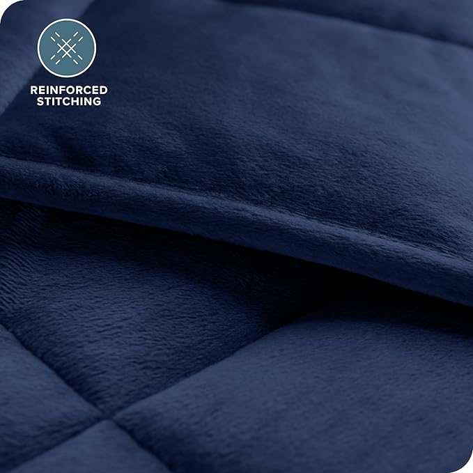 Bare Home Weighted Blanket Queen Size 17lb - Image 8