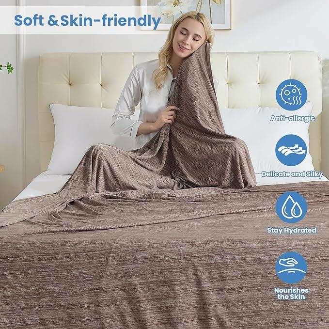 OIGAE Cooling Blanket for Hot Sleepers - Image 5