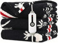 LaffyLo Electric Heated Blanket Twin Size 62 x 84, Fast Heating Blanket by LAFFYLO